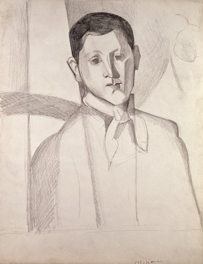 Portrait after Cezanne by Juan Gris